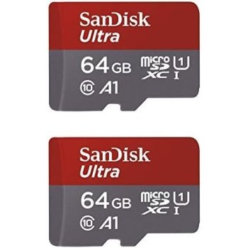 SanDisk 64GB X2 (128GB) MicroSD HC Ultra Uhs-1 Memory Card