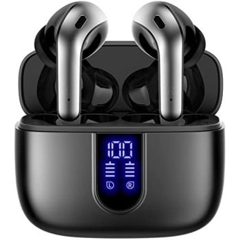 TAGRY Bluetooth Headphones True Wireless Earbuds 60H Playback LED Power Display