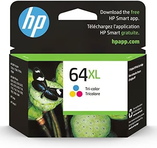 HP 64XL Tri-color High-yield Ink Cartridge | Works with HP ENVY Inspire 7950e;