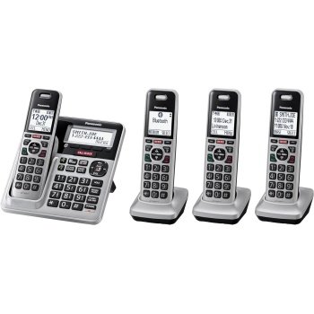 Panasonic KX-TG994 DECT 6.0 Bluetooth 4-Handset Phone Bundle