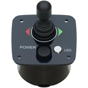 Single Boat Joystick Thruster Controller, Ergonomic Control Stick with LED