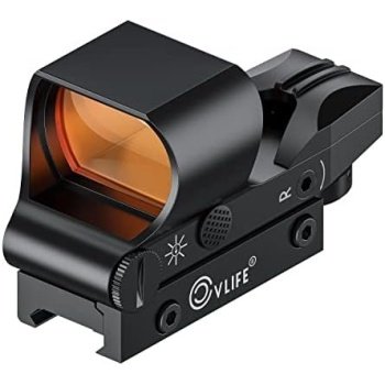 CVLIFE Reflex Sight, 1x28x40mm Red Dot Sight, 4 Adjustable Reticles Sight