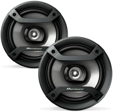 PIONEER F-Series TS-F1634R 6.5” 2-Way Speakers (Pair) – 200W Max, Balanced Sound