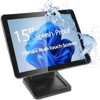 ANGEL POS 15-Inch 4:3 Capacitive LED Backlit Multi-Touch Monitor, True Flat