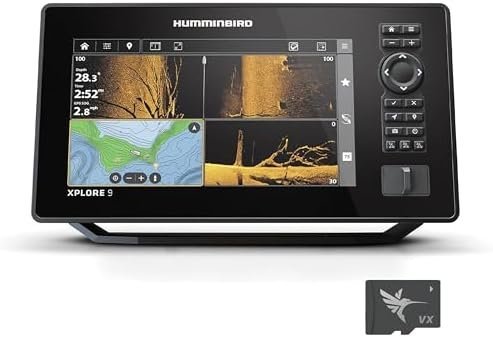 Humminbird XPLORE Series GPS Fish Finder MEGA Side Imaging+ & HD Touchscreen