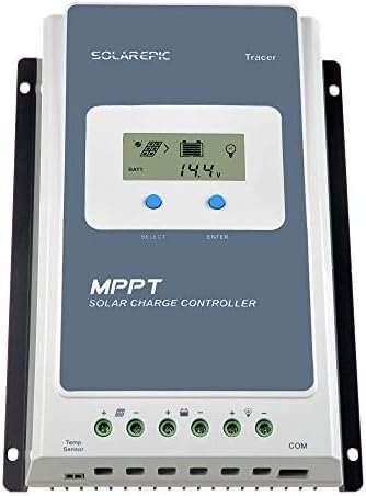 EPEVER 40A MPPT Solar Charge Controller 100V Input Tracer 4210AN with Display