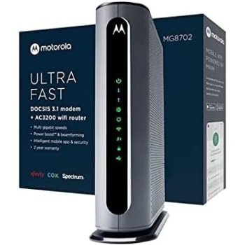 Motorola MG8702 | DOCSIS 3.1 Cable Modem + Wi-Fi Router (High Speed Combo)