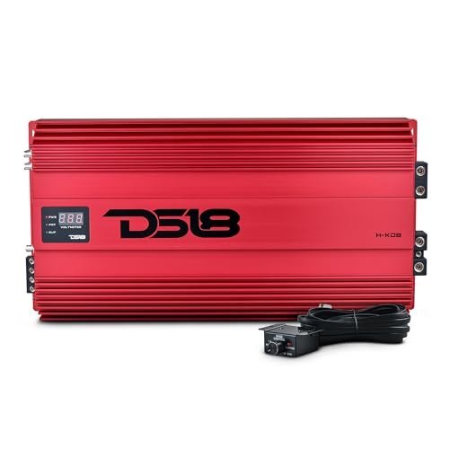 DS18 H-KO8/RD Korean Half Bridge 1-Channel Monoblock Amplifier with Voltmeter
