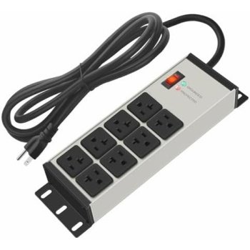 CCCEI Heavy Duty Power Strip Surge Protector 20 AMP, 8 Outlets 12 Gauge