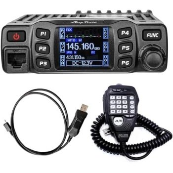 AnyTone AT-778UVII Transceiver Mobile Radio Dual Band 25W VHF/UHF VOX Vehicle