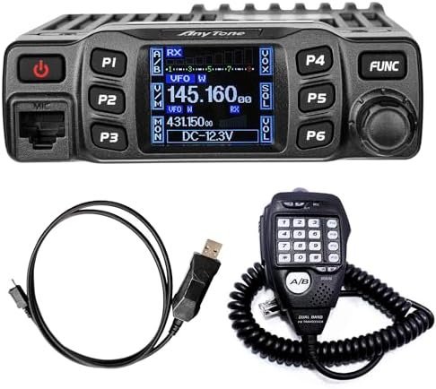 AnyTone AT-778UVII Transceiver Mobile Radio Dual Band 25W VHF/UHF VOX Vehicle